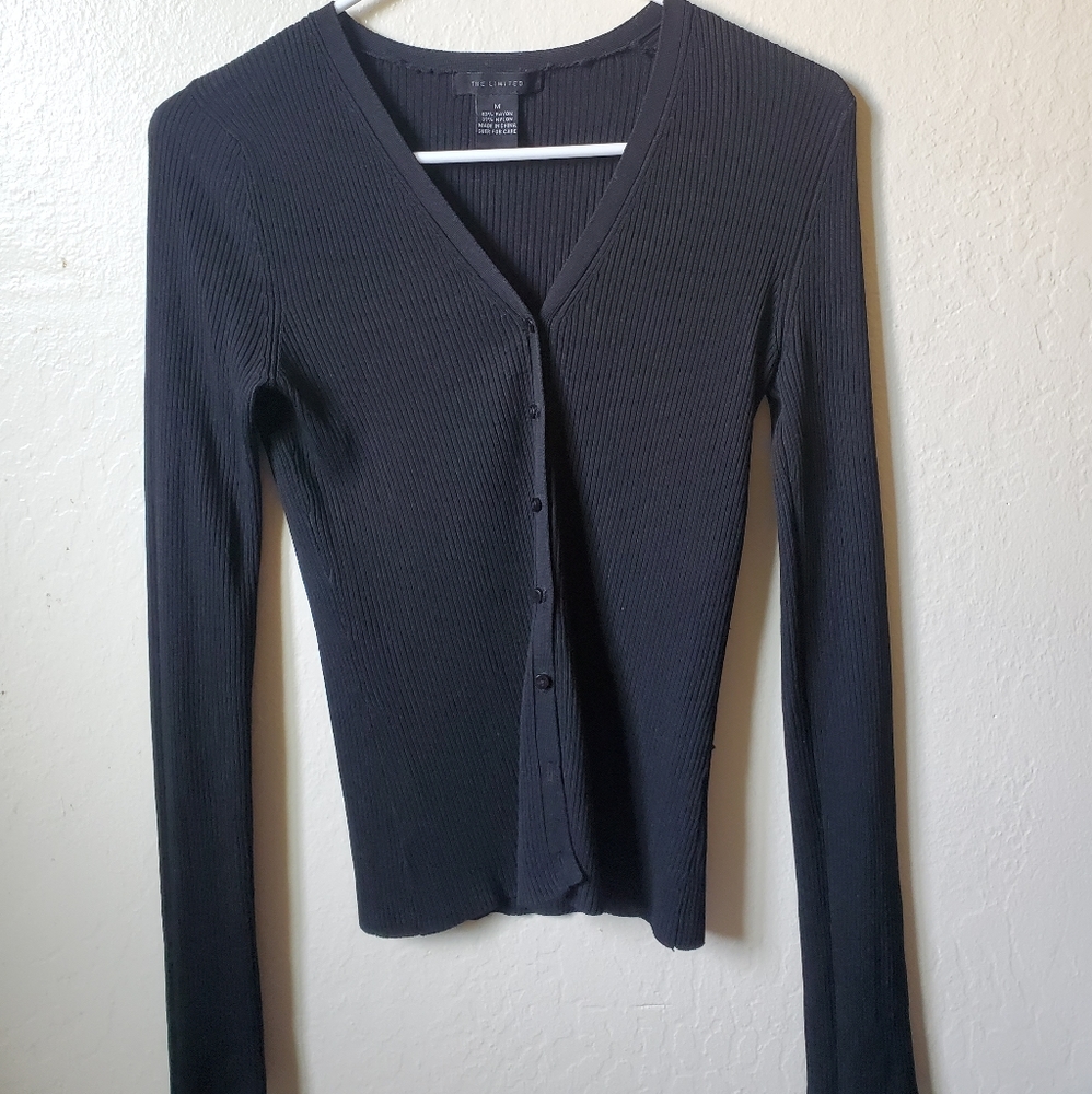 Vintage 90's Ribbed Cardigan